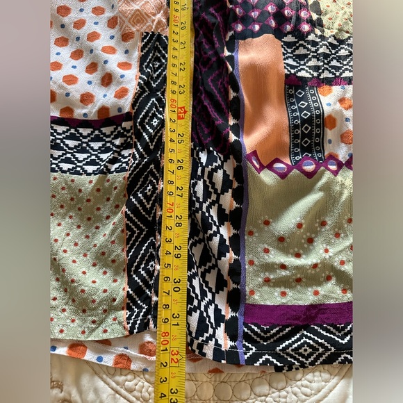 Anthropologie Everyway Shirt Dress Sleeveless Patchwork Collared Button - Picture 8 of 15